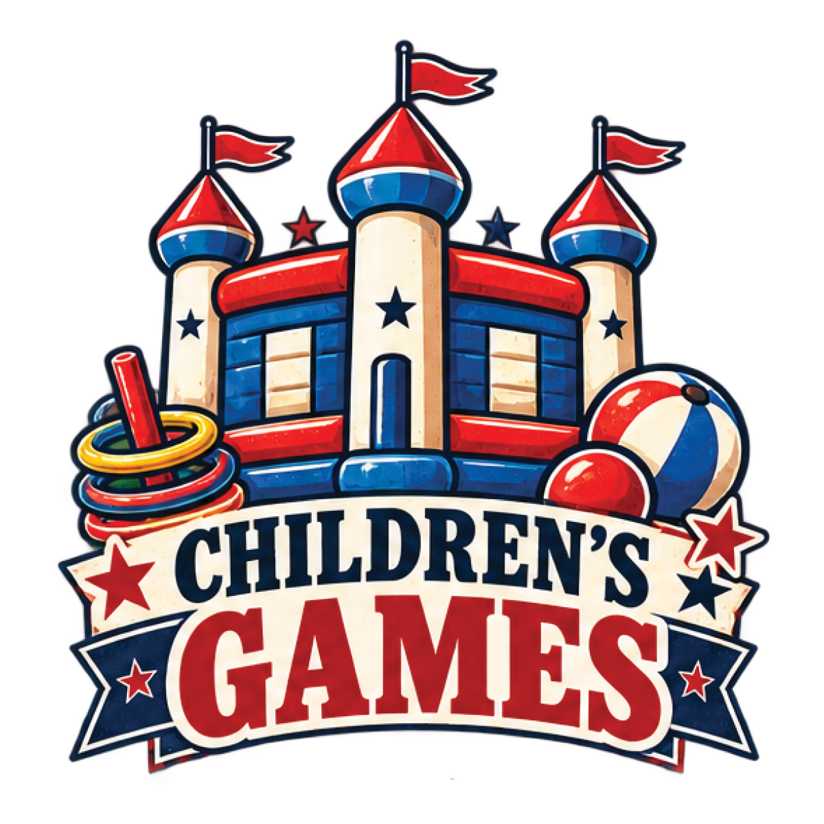 Childrens Games Logo - Fred Fest