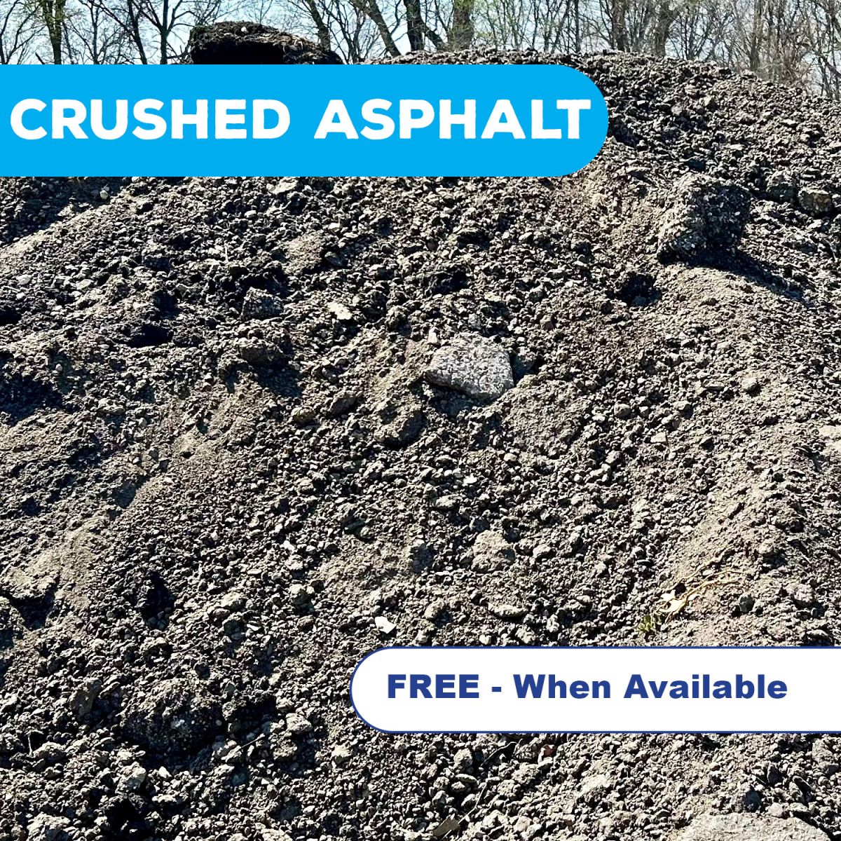 Crushed Asphalt - Free, When Available
