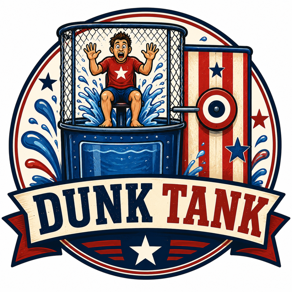 Dunk Tank Logo - Fred Fest