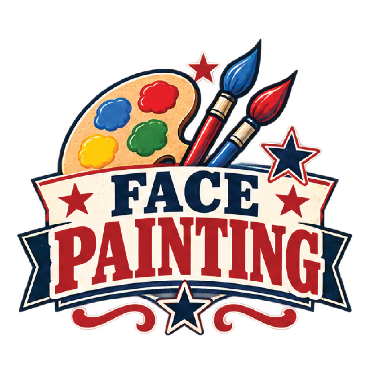 Face Painting Logo - Fred Fest