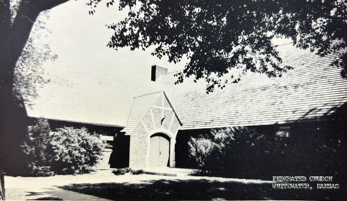 vintage postcard of the Federated Church
