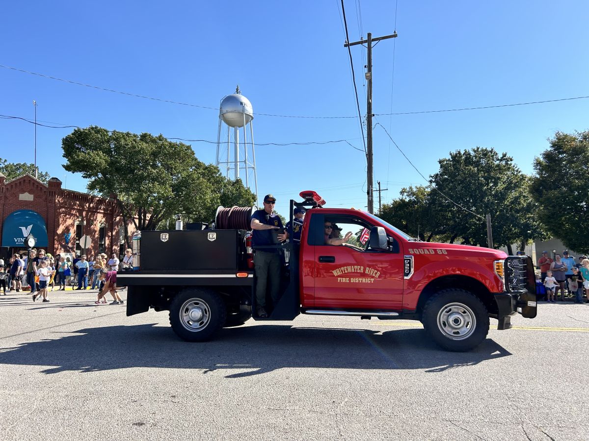 Fire Truck in Fred Fest Parade