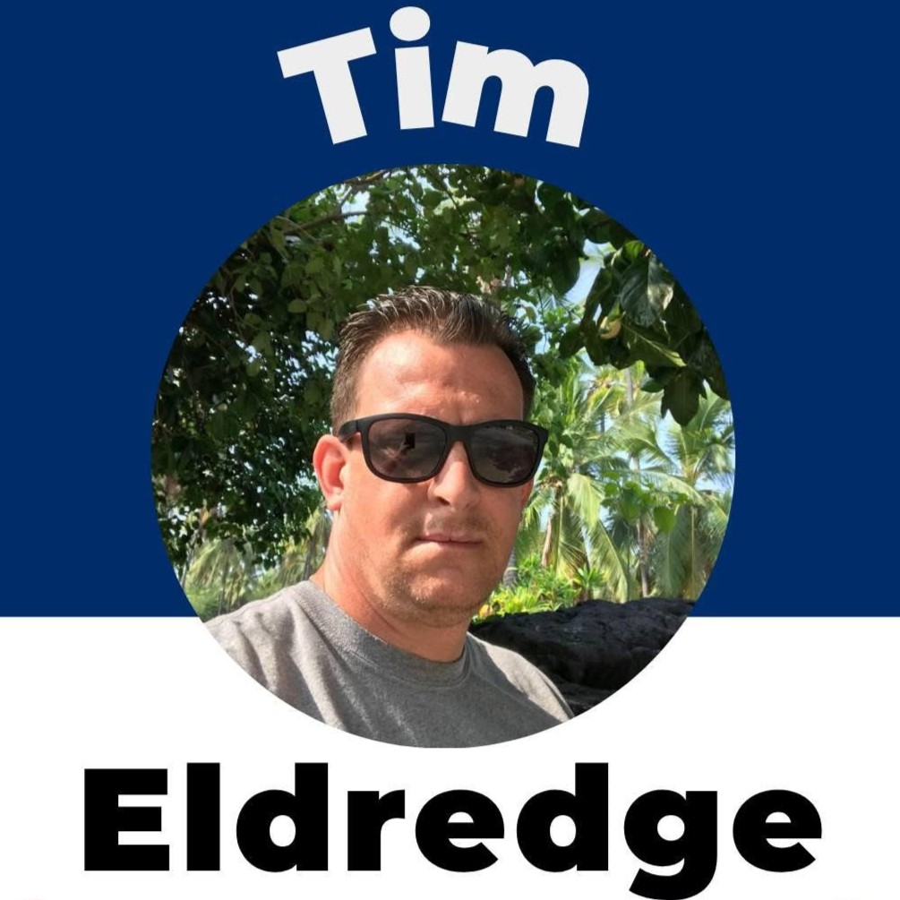 image of Tim Eldredge with sunglasses on.