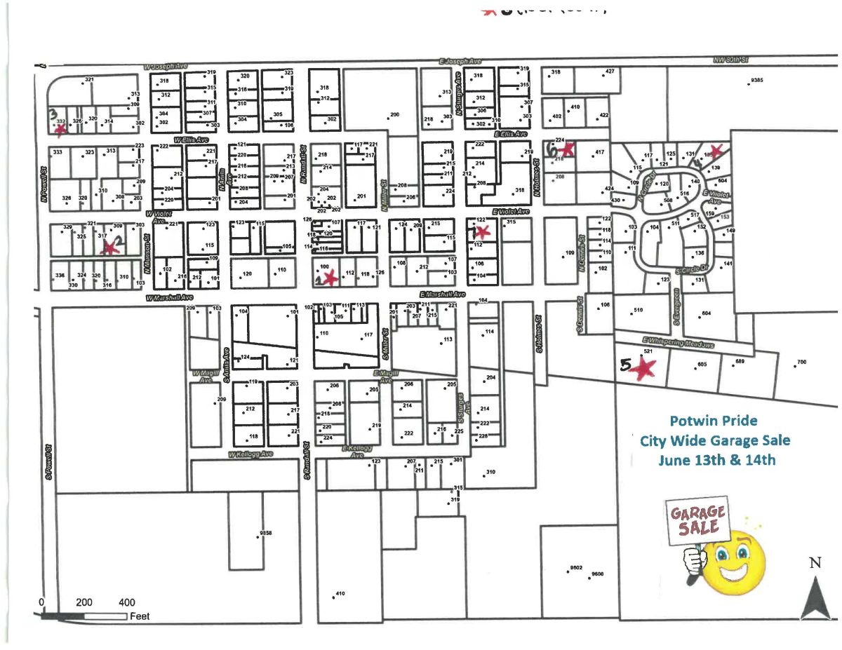 Potwin locations on Map