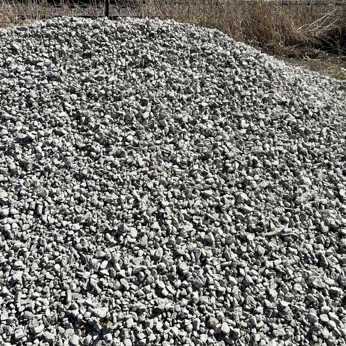 Medium Gravel rock at dump