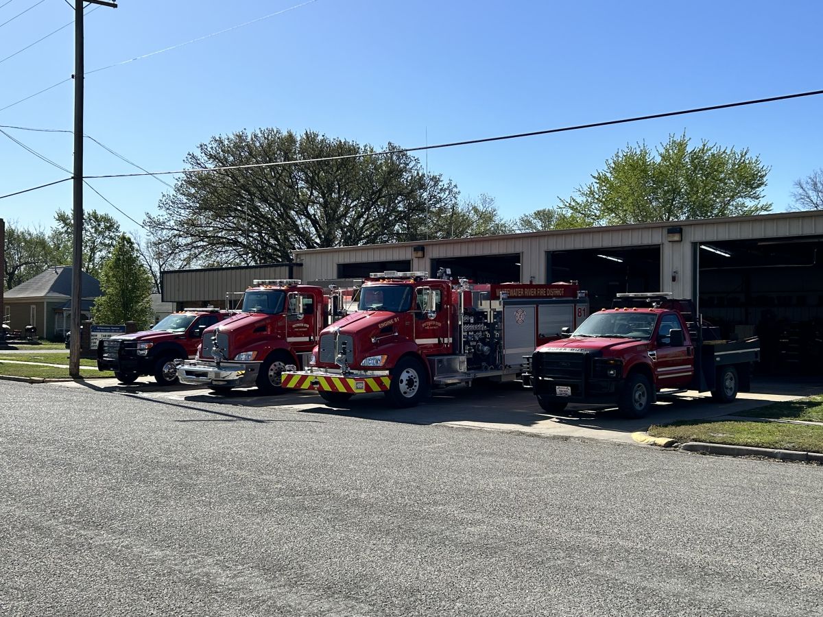 Fire Trucks lined up